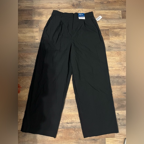 Extra High-Waisted Poplin Taylor Wide-Leg Trouser Pants - Picture 7 of 12